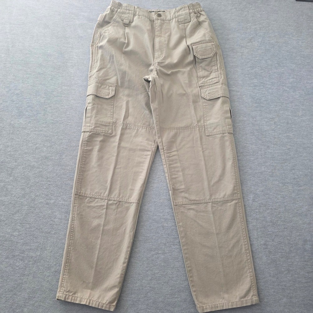 5.11 Tactical Womens Khaki Cotton Cargo Pants 64355 Tan Work Hiking Size 8